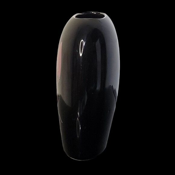 Vintage Otagiri Ceramic Vase Black Cat Face - Picture 2 of 8